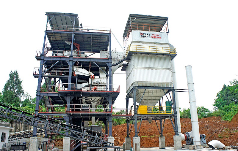 不怕天冷停工，上套干法制砂樓，全年可生產(chǎn)